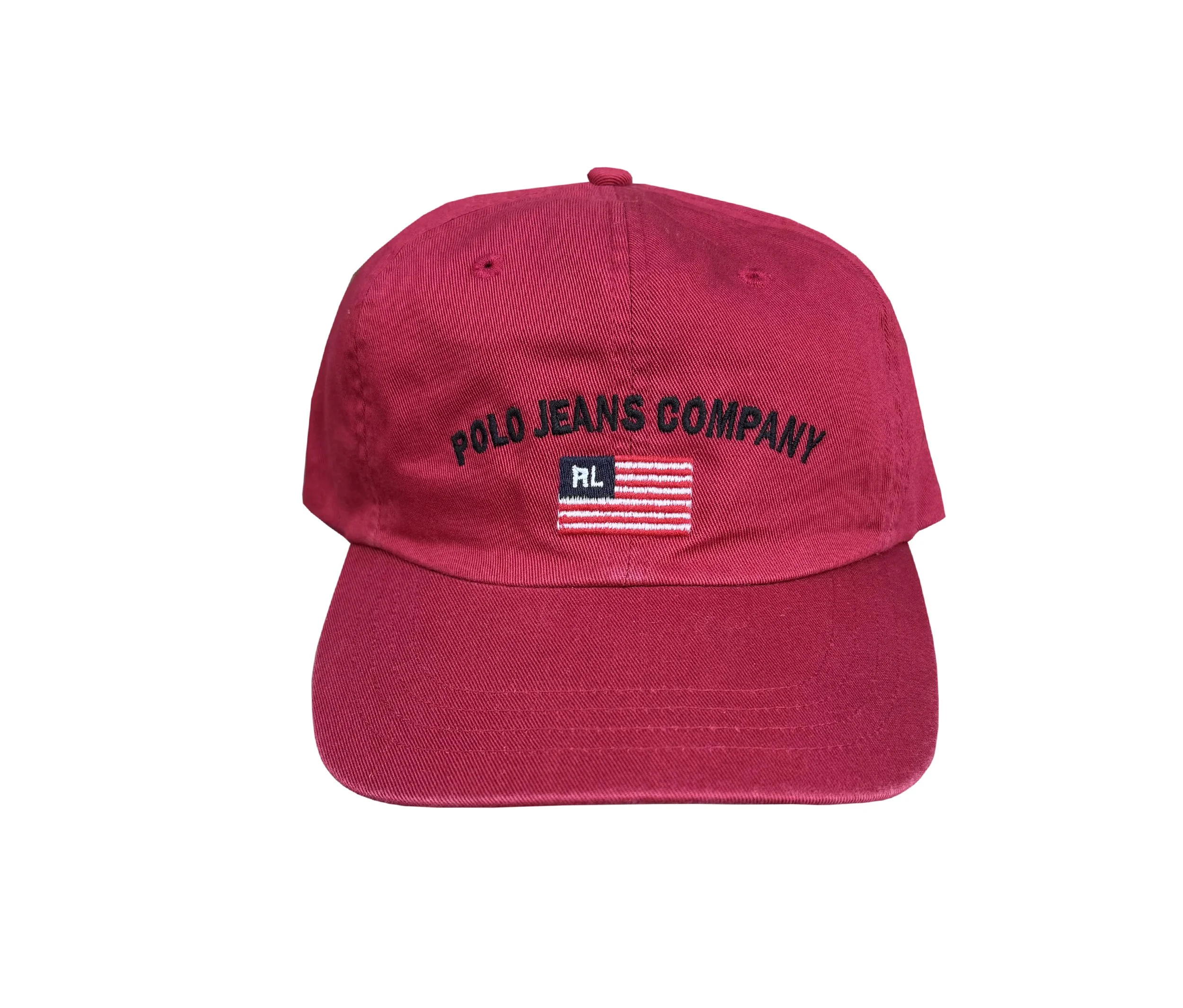 Vintage Polo Jeans Co Ralph Lauren Red Strapback — RootsBK